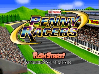 Penny Racers (USA) Title Screen